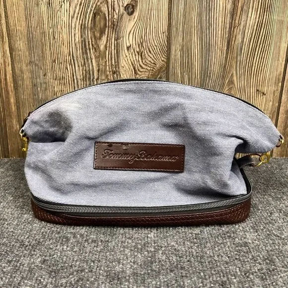 Tommy Bahama Toiletry Travel Bag Packable Collapsible Zippered Accessories  Pouch